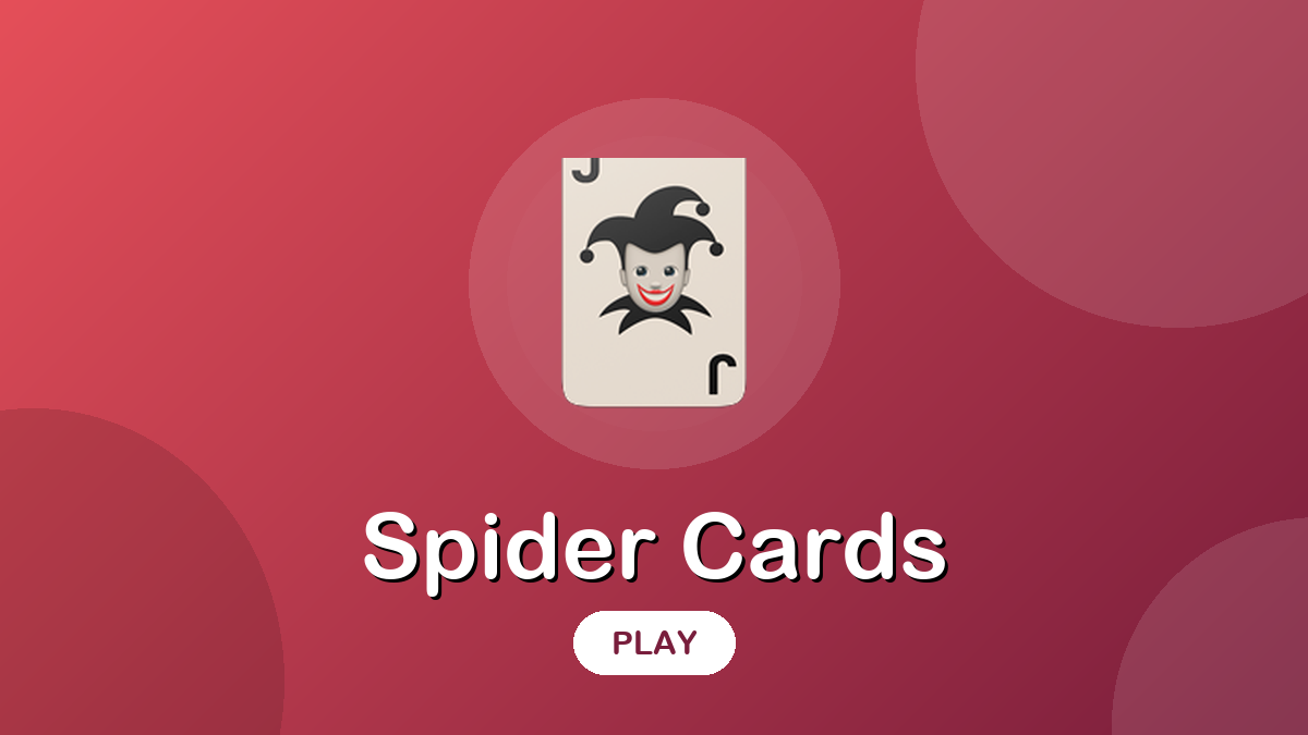 Spider Cards game